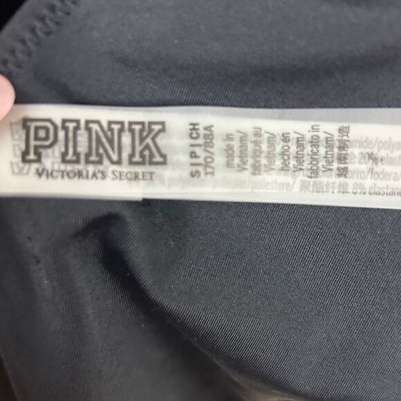 PINK Victoria’s Secret Black One Piece Swimsuit size Small - Picture 3 of 7